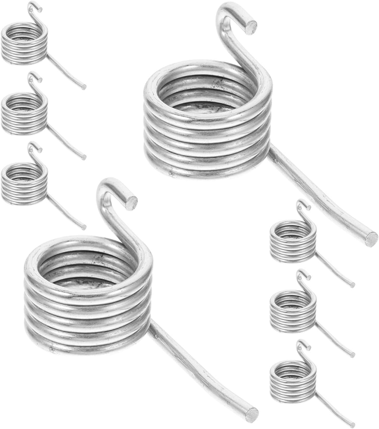 Mop Bucket Spring Replacement Metal Tension Spring 8pcs Stainless Steel Compact and Easy to Store for Commercial Use