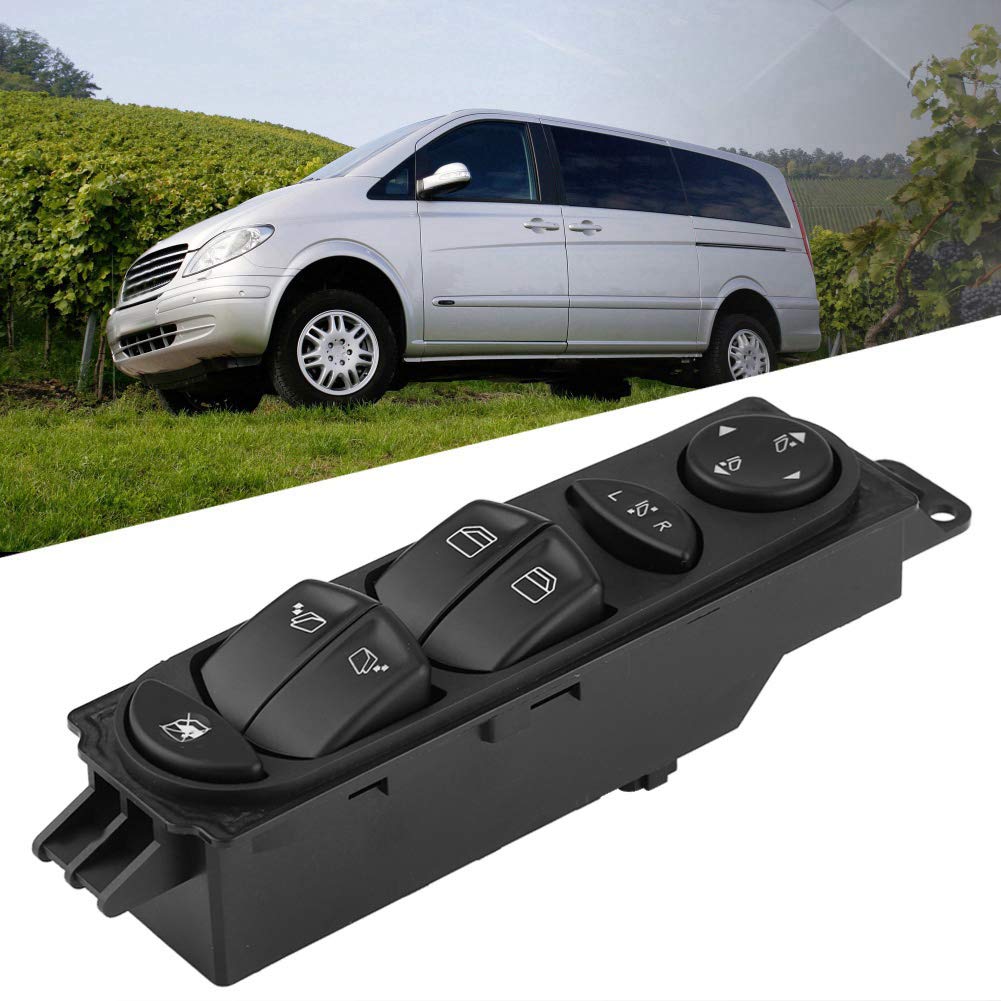 Interruptor regulador de ventana BOROCO Power Master para Mercedes Benz Viano Vito W639 A6395451313
