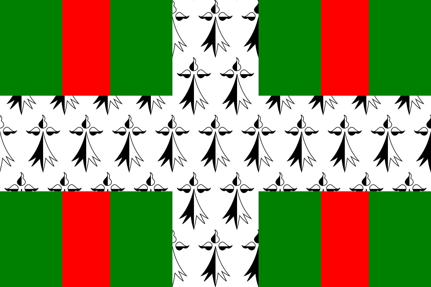 Drapeau large Dinard 1905-1998 en maille haute densité résistante