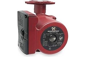 Grundfos 52722512 3-Speed 1/6 HP Circulator Pump with Flow Check