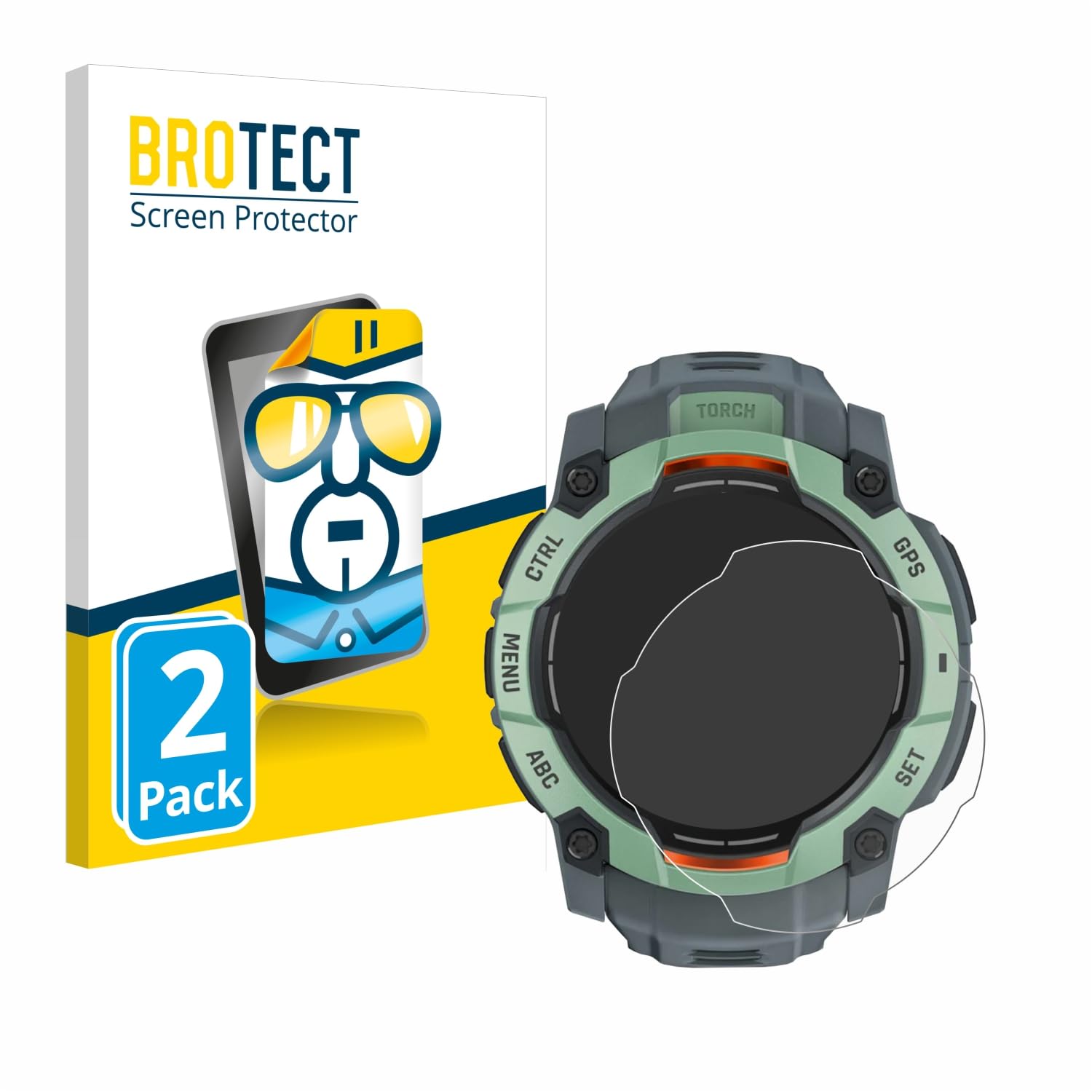 Protecteur écran Verre Trempé 9H Pour Garmin Quatix 8 (51 Mm) - Anti-rayures, Anti-empreintes, Pose Facile