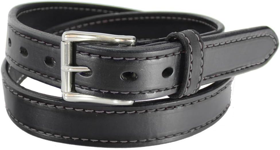 Daltech Force Women's Slim Leather Holster Belt-Thick Leather & Heavy Duty Stitching-CCW Concealed Carry-1.25" Wide Fits Ladies Jeans