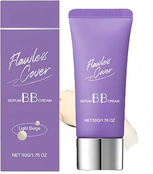 BB Cream Foundation,Full Coverage Liquid Foundation for Mature Skin,Color Correcting Cream,Lightweight Formula with Brightening Effect,BB Cre/am Tinted Moisturiser Fou/ndation,Long-LastingLight