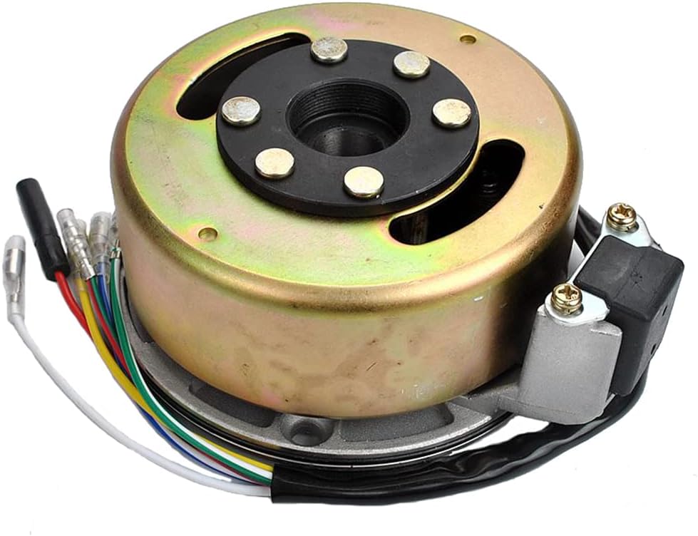 Small Dirt Bike Magneto Flywheel Stator Ignition Plate for 50-110cc Dirt Bike ATV Quad Pro Buggy generator coil moped motorcycle