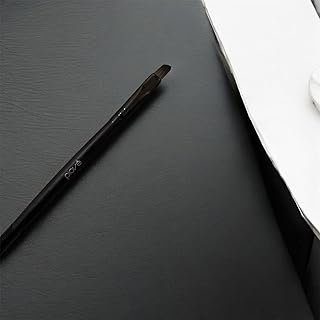 فرشاة حواجب مزدوجة الجوانب | اداة تشذيب الحواجب مزدوجة الاطراف مع بكرة وفرشاة مائلة لتشكيل وتصفيف مثالي