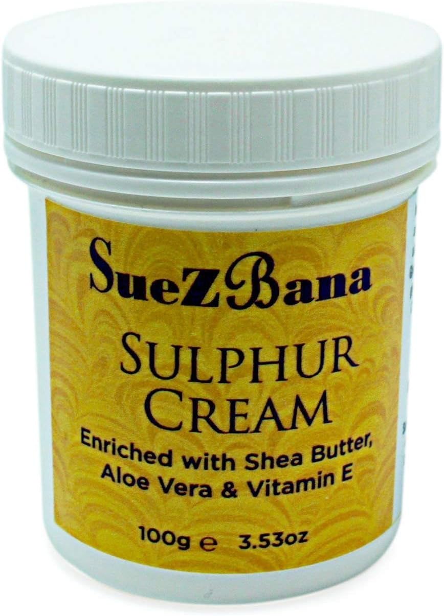 Sulphur Cream with Shea butter, Aloe Vera & Vitamin E - 100g