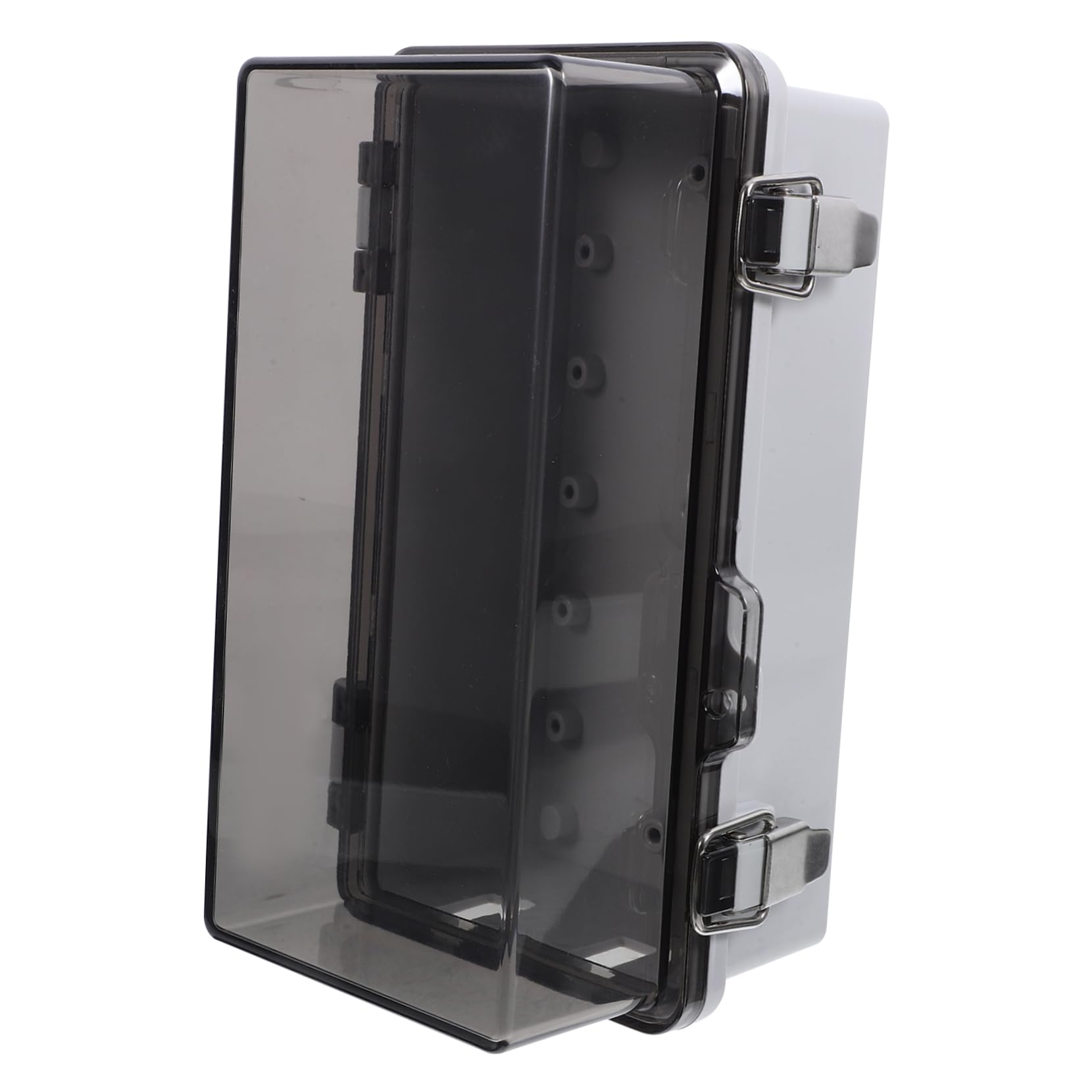 Holibanna Caja de Conexiones para Exterior, Caja Eléctrica de PC Resistente Intemperie, Diseño Transparente, Instalación Fácil para Montaje al Aire Libre