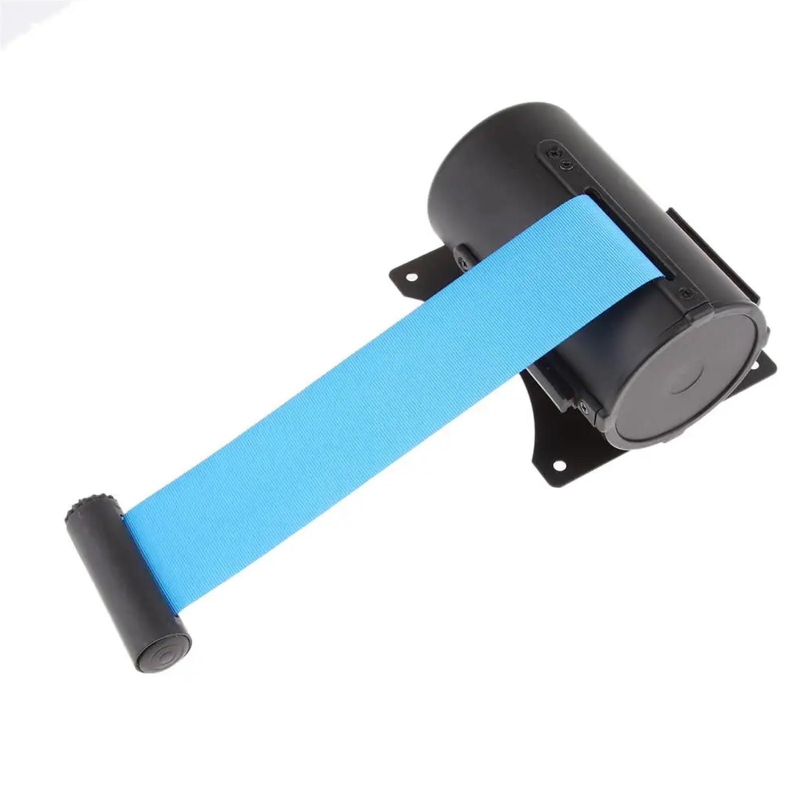 Cinta Balizamiento Montado En Pared Barrera de control multitudes con cinta retráctil 3 metros for montaje en pared, ahorra espacio, color azul para Aeropuertos