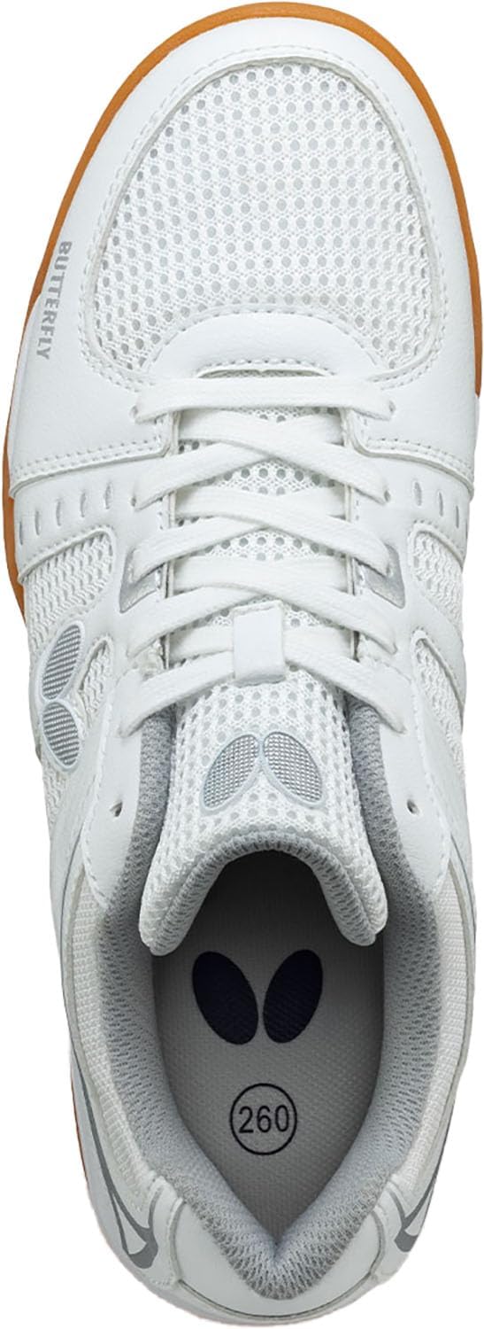 Butterfly Lezoline Unizes II Shoes White 6.5 (38 EU, 24.5 JP)