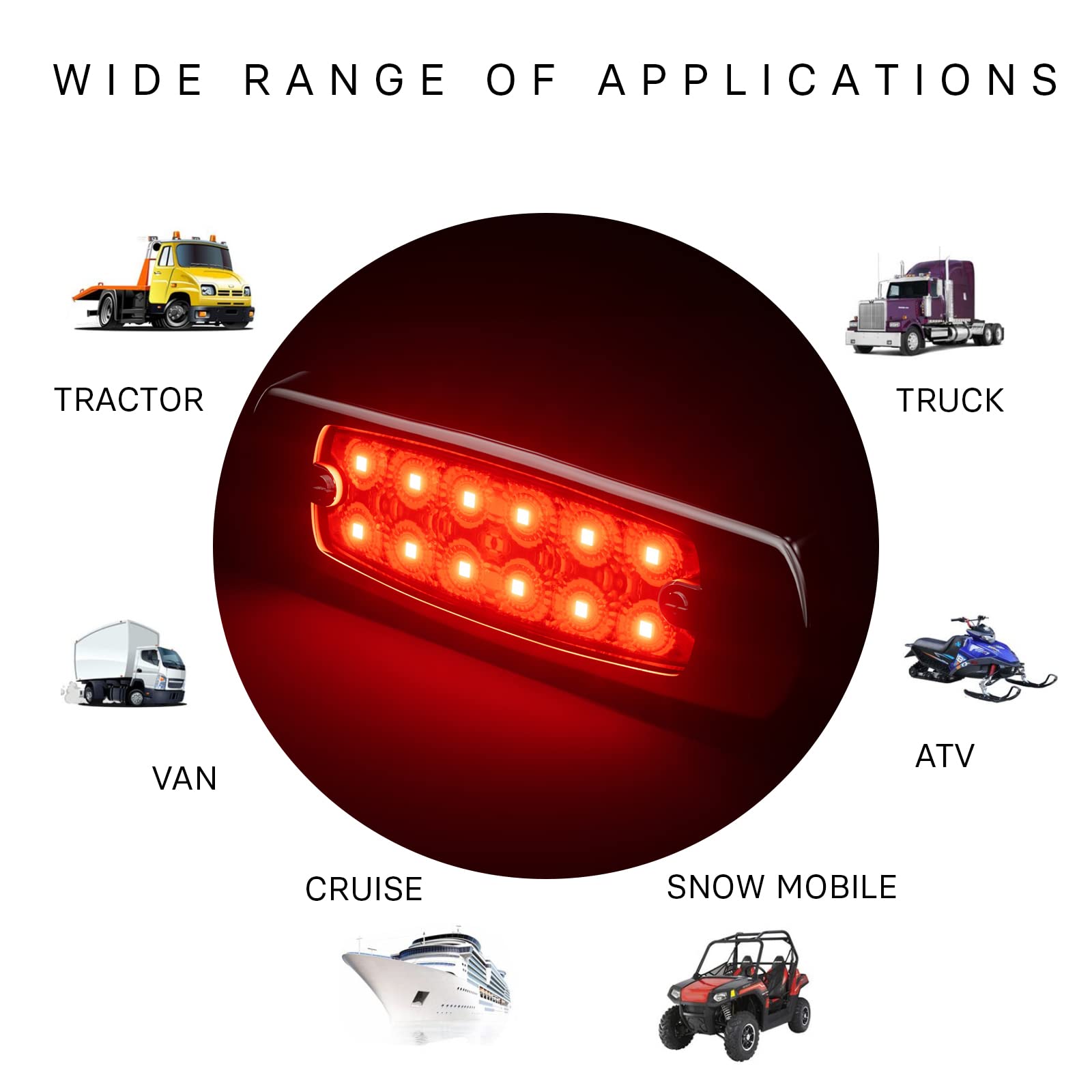 Markierungsleuchte 20 LED 24V Farben