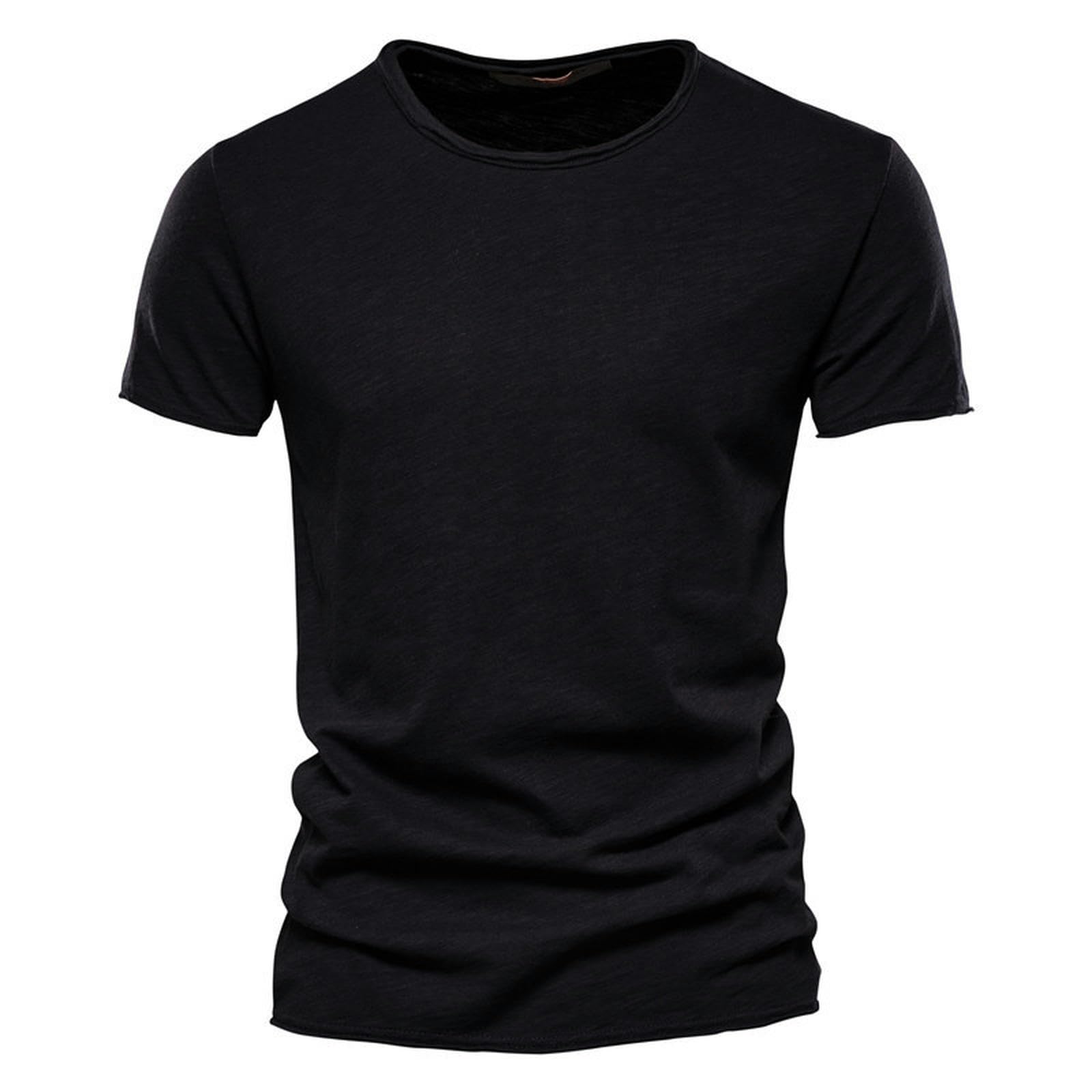 T-shirt à manches courtes homme noir XXL pour un look d'été urbain et tendance