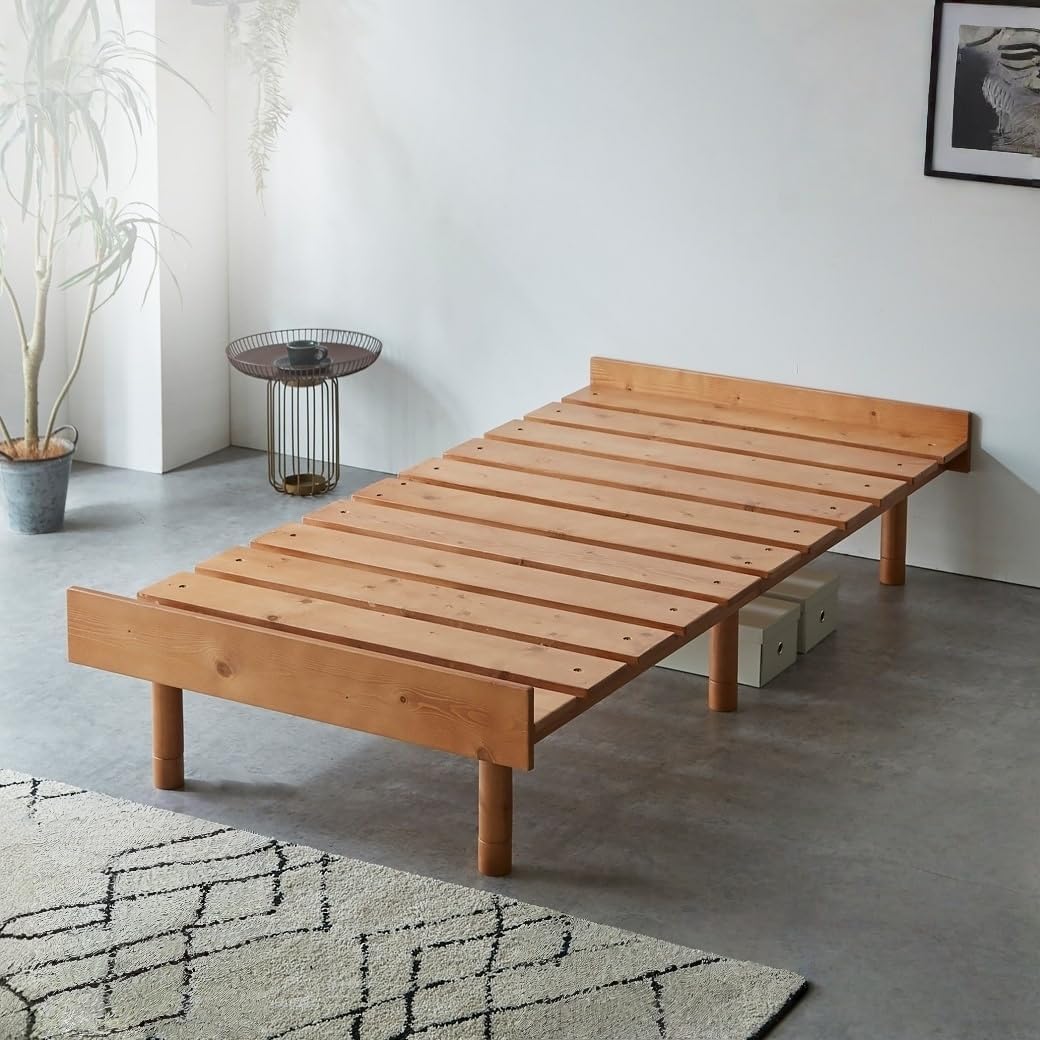 ボー・デコール 木の掛け時計 クルミ 無垢 ウォールクロック