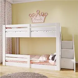 Beliche Montessoriano Star Plus com Grade e Escada Casatema Branco