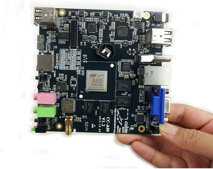 Cubieboard4 CC-A80 High-Performance Mini PC Development Board/Cubieboard A80 Cortex A15x4 up to 2.0GHz, A7x4 /2GB DDR 8G EMMC