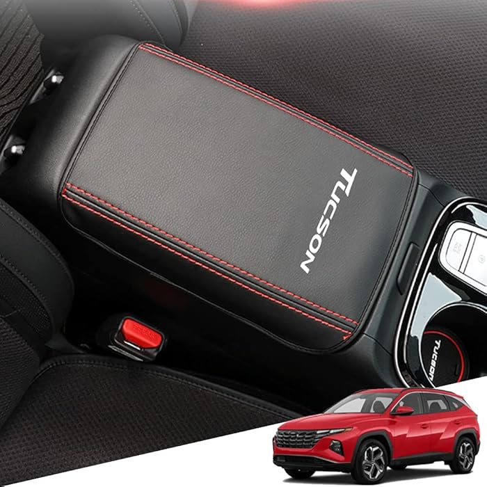 Buy Greatluck Leather Center Console Cover Armrest Pad, Protector