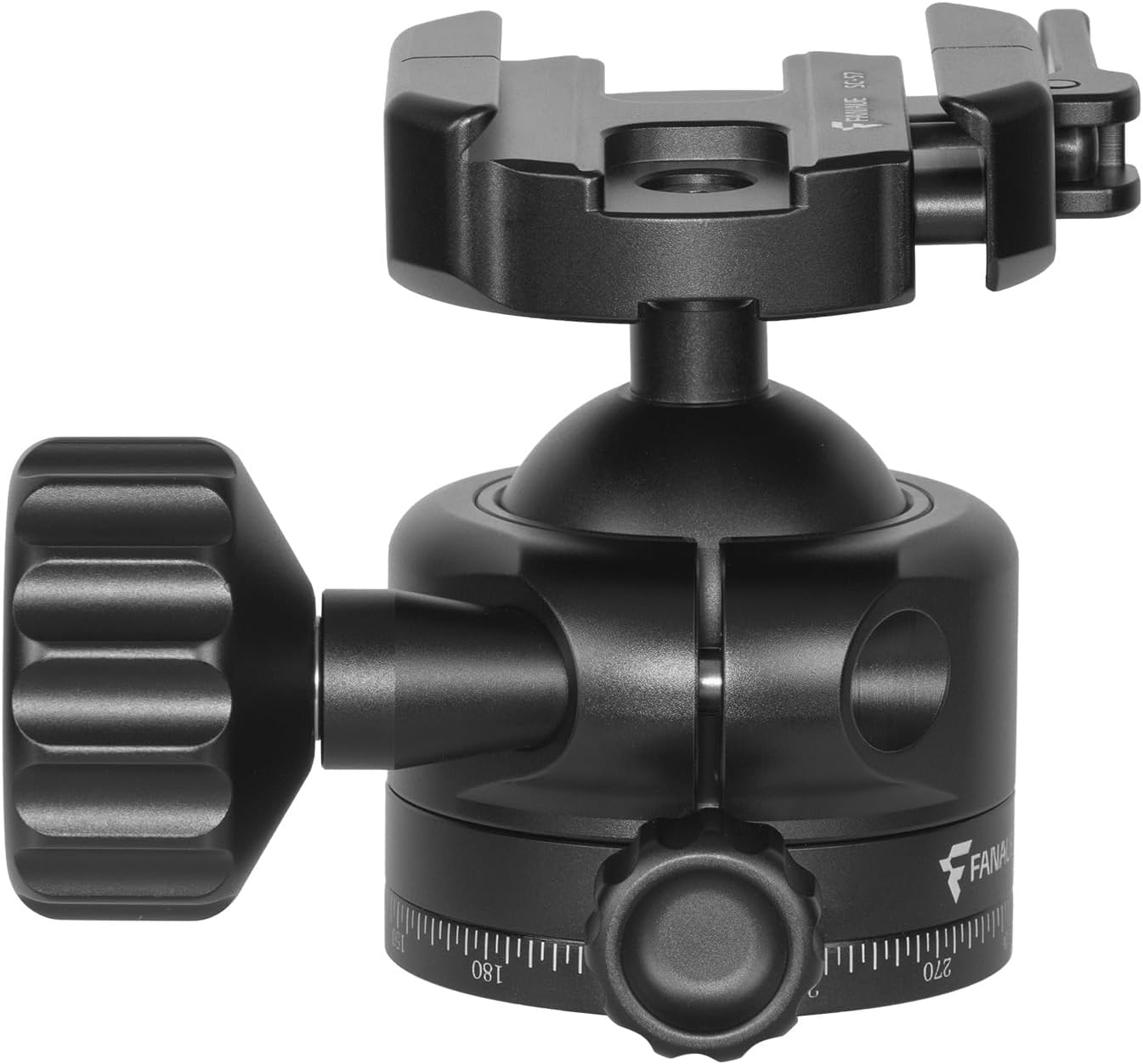 FANAUE XB-40T Tripod Ball Head Mount Compatible with Arca Swiss Quick Release Plate 3/8" Thread Mount 360 Panorama Rotation for Tripod Monopod DSLR Camera Camcorder Telescope