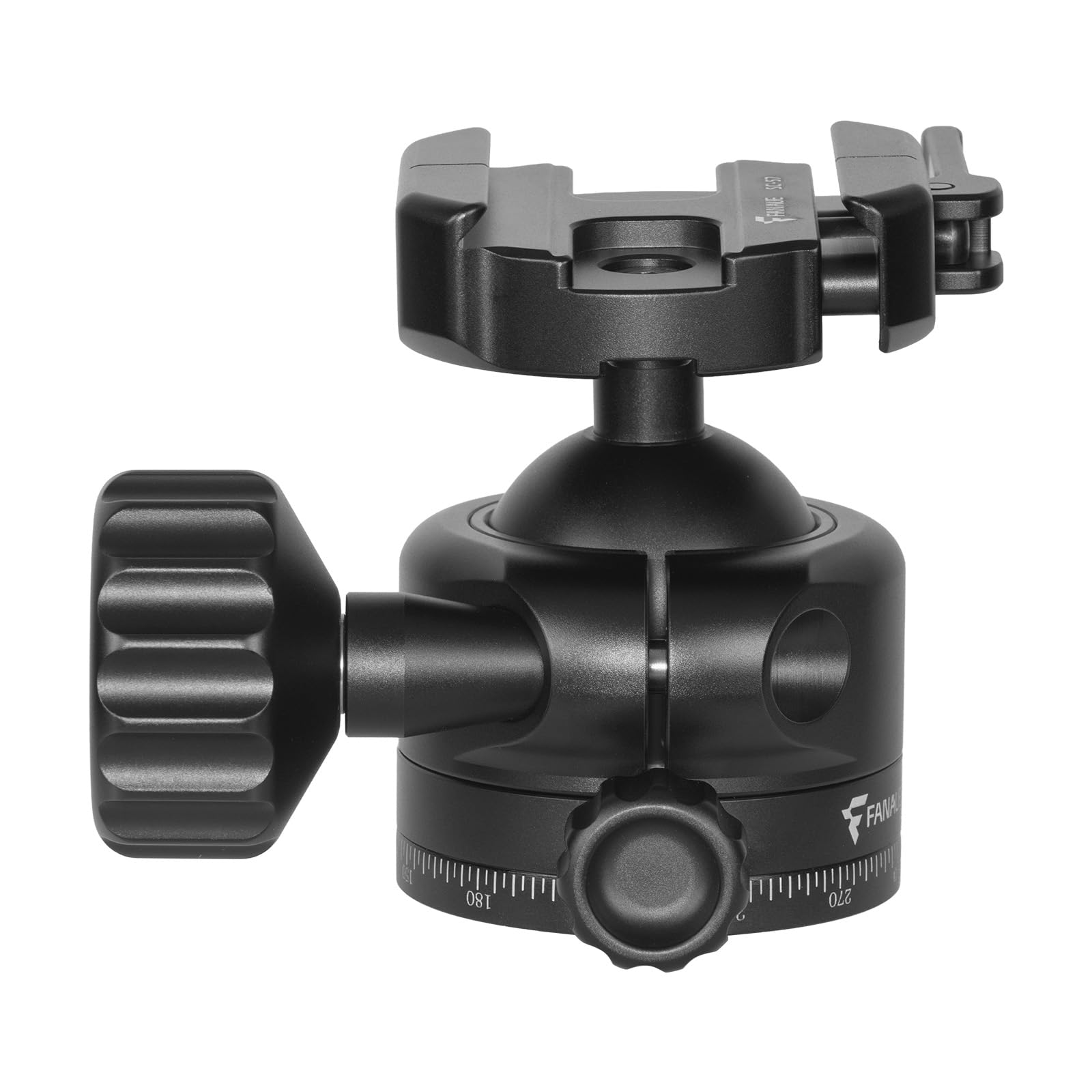 FANAUE XB-40T Tripod Ball Head Mount Compatible with Arca Swiss Quick Release Plate 3/8" Thread Mount 360 Panorama Rotation for Tripod Monopod DSLR Camera Camcorder Telescope