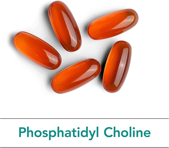NutriCology Phosphatidyl Choline - 385 mg Phosphatidylcholine Lecithin - Brain, Liver & Cell Membrane Support - Softgel Capsules - Soy-Based Supplement - 25 Servings - 100 Count