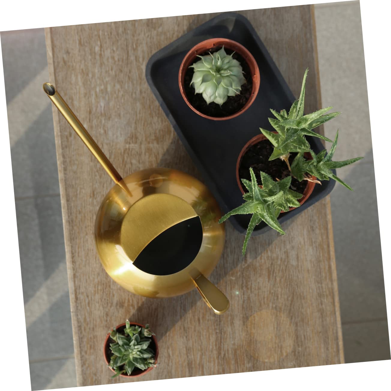 Konewka, Butelka na wodę ze stali nierdzewnej Metalowa konewka Konewka do Bonsai w pomieszczeniach Konewka do Bonsai Konewka do roślin domowych Rośliny Podlewanie zraszacz Czajnik Urządzenie do podlew
