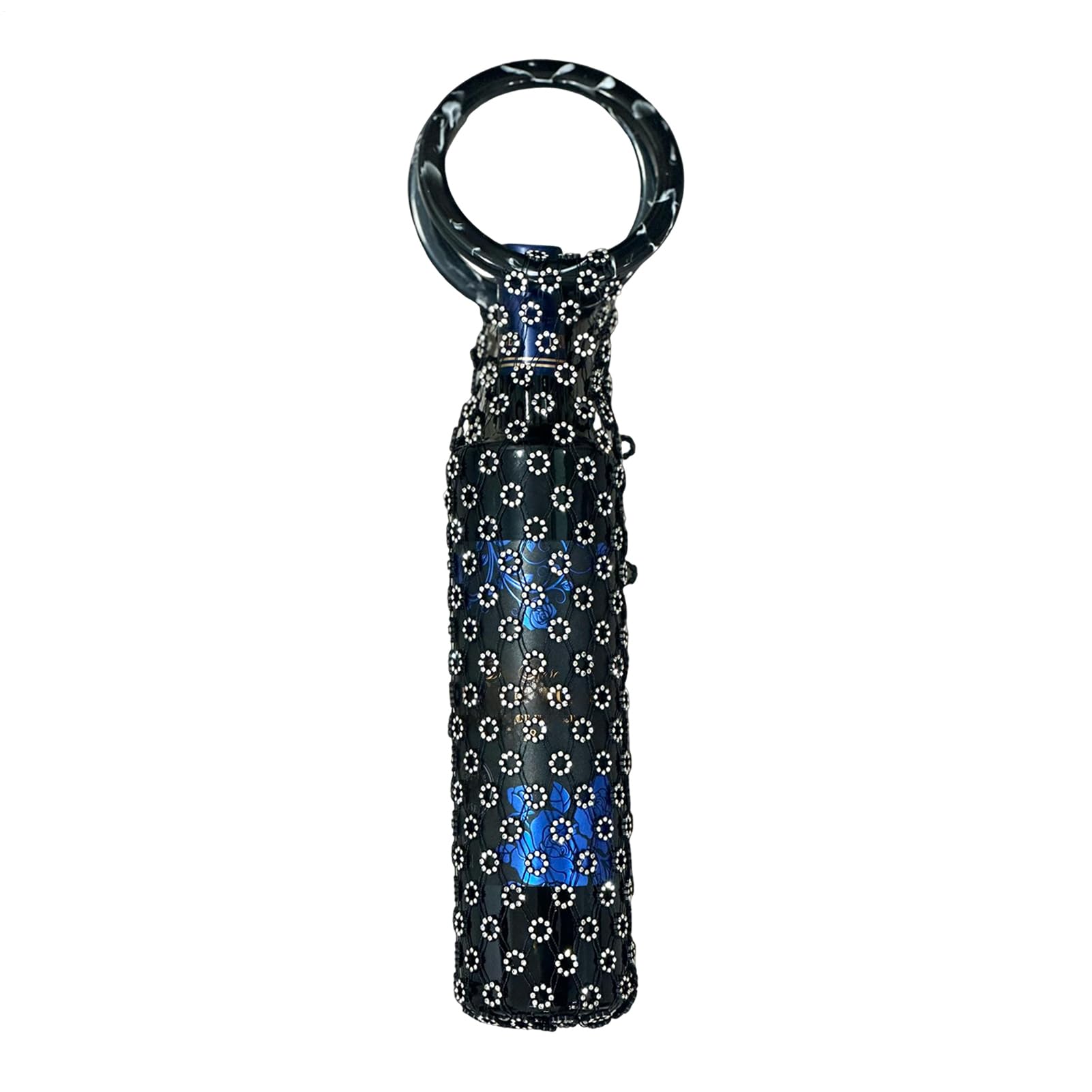 Malla para botellas de viaje portátil y reutilizable con asa compacta 8