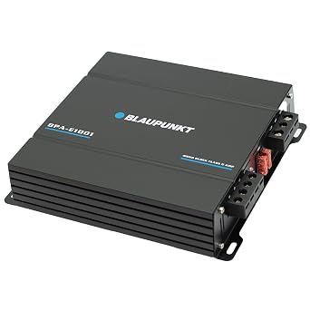 Blaupunkt BPA-E1001 1-Channel Class D Monoblock Amplifier 2000W Max - Deep Bass, High Efficiency, Compact Design Bundle with Gravity Magnet Phone Holder