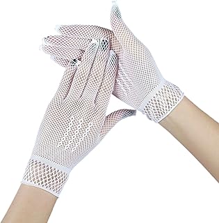 Fischnetz-Handschuhe, elegante, dehnbare Fischnetz-Handschuhe für Hochzeiten, formelle Veranstaltungen, elastische, kurze Handschuhe, atmungsaktiv, bequeme Handbekleidung für Partys