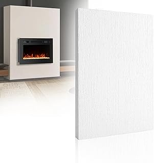 Keramikfaser-Wärmedämmplatte, 30 x 20 cm, Dicke: 1 cm, anorganisch, schwer entflammbar, hitzebeständig, Bis 1500 °C - Hochtemperatur-Isolierung- Keramikfaserdecke für Kamine und Öfen