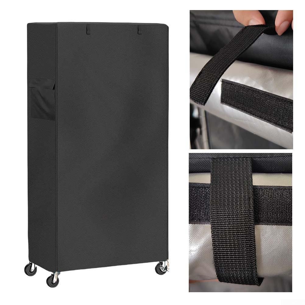 Minhe Cubierta para estante de almacenamiento, tela Oxford 420D, impermeable y a prueba de polvo, 122 x 51 x 183 cm, uso multiespacio (107 x 45 x 183 cm)