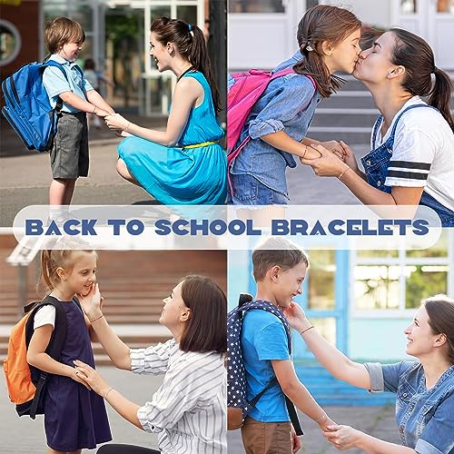 Image of First Day of School Bracelets Back to School Bracelet Heart Back to School Gifts for Students Back to School Outfits for Girls