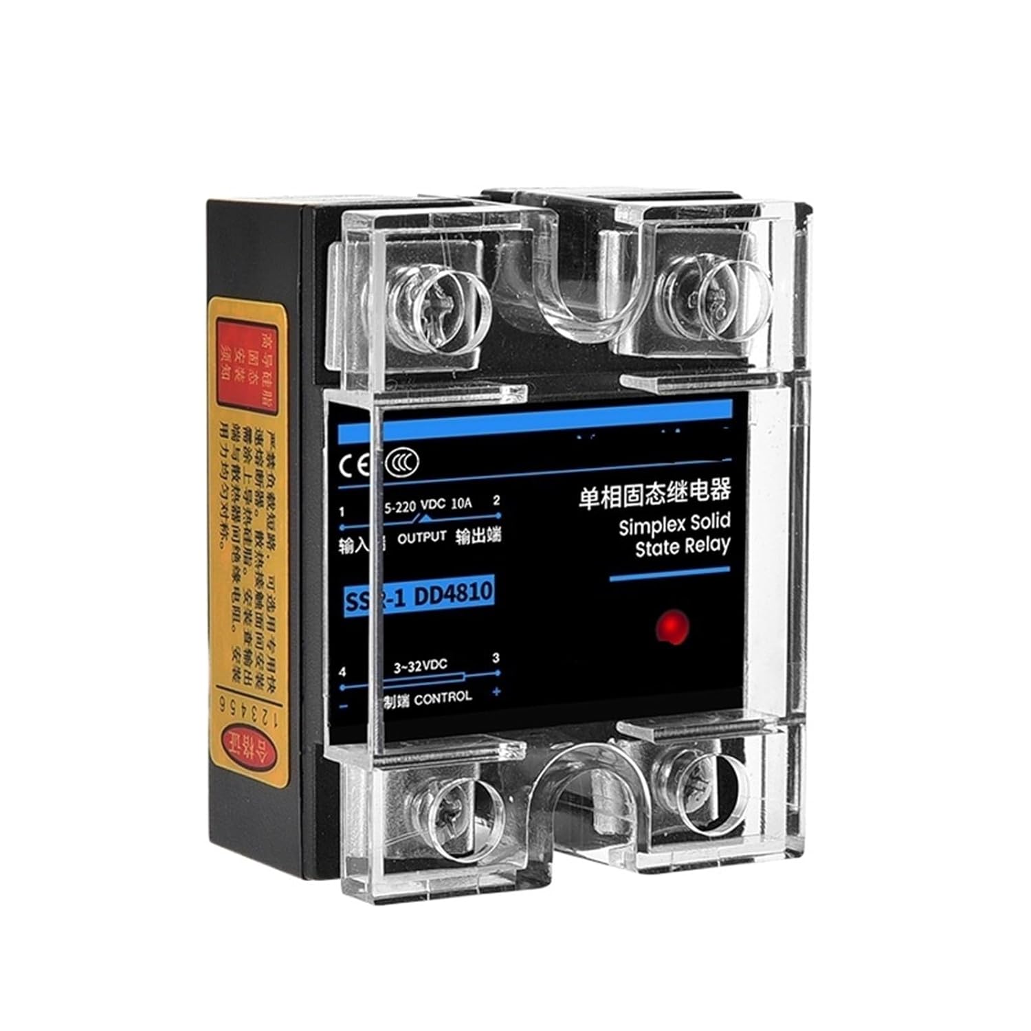 SSR-25DA SSR-40DA SSR-40AA SSR-40DD SSR DD DA AA Solid State Relay 1Pcs(DD,SSR-80A)