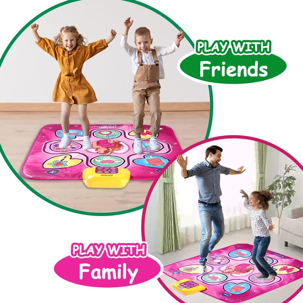 Buy Bambilo Dance Mat Toys for 3 4 5 6 Year Old Girl Gifts, Dance Games Toys for Kids Girls