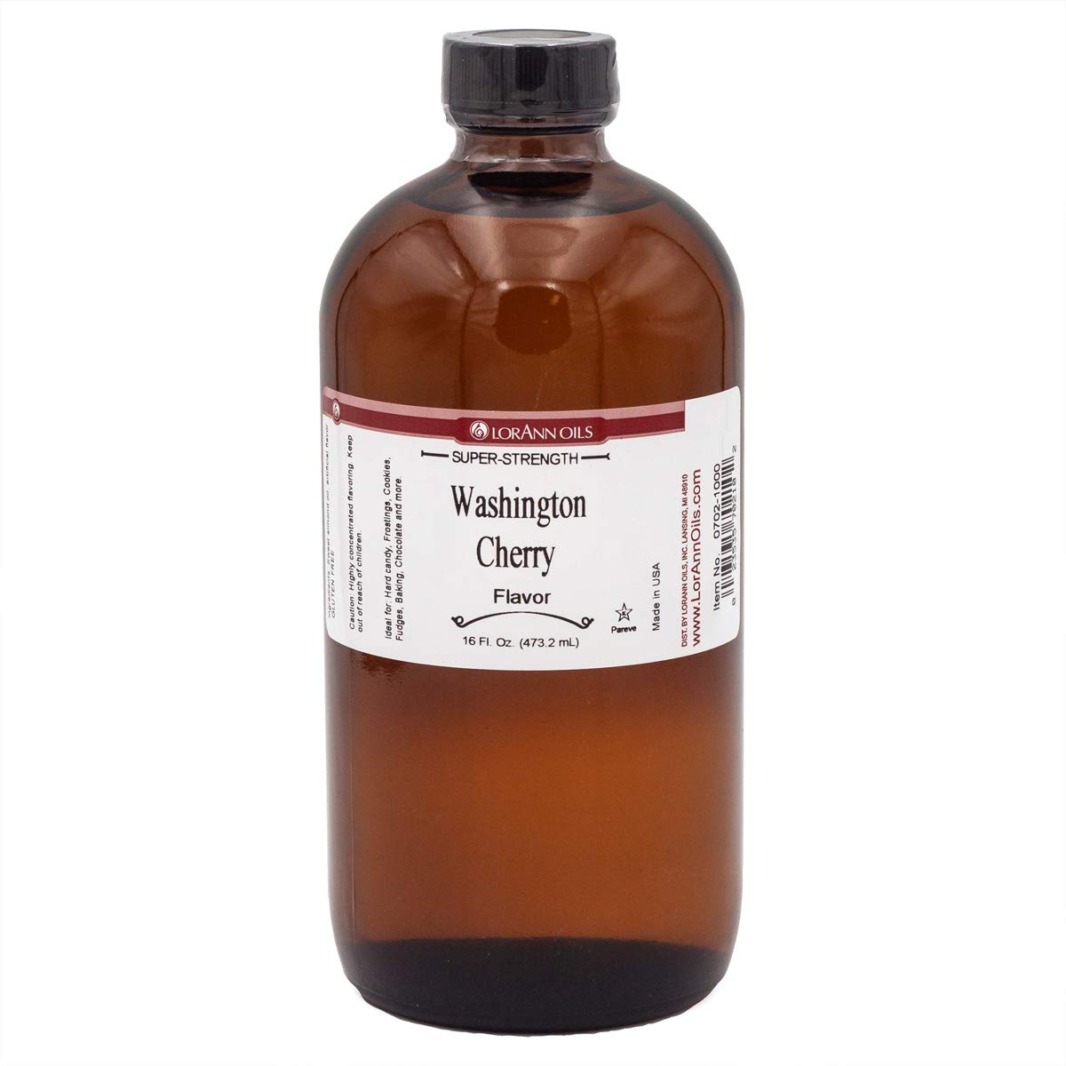 LorAnn Washington Cherry SS Flavor, 16 ounce bottle