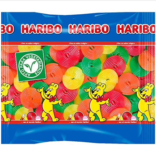 Haribo Discos Fruit Acid Geles Dulces - 2000 gr