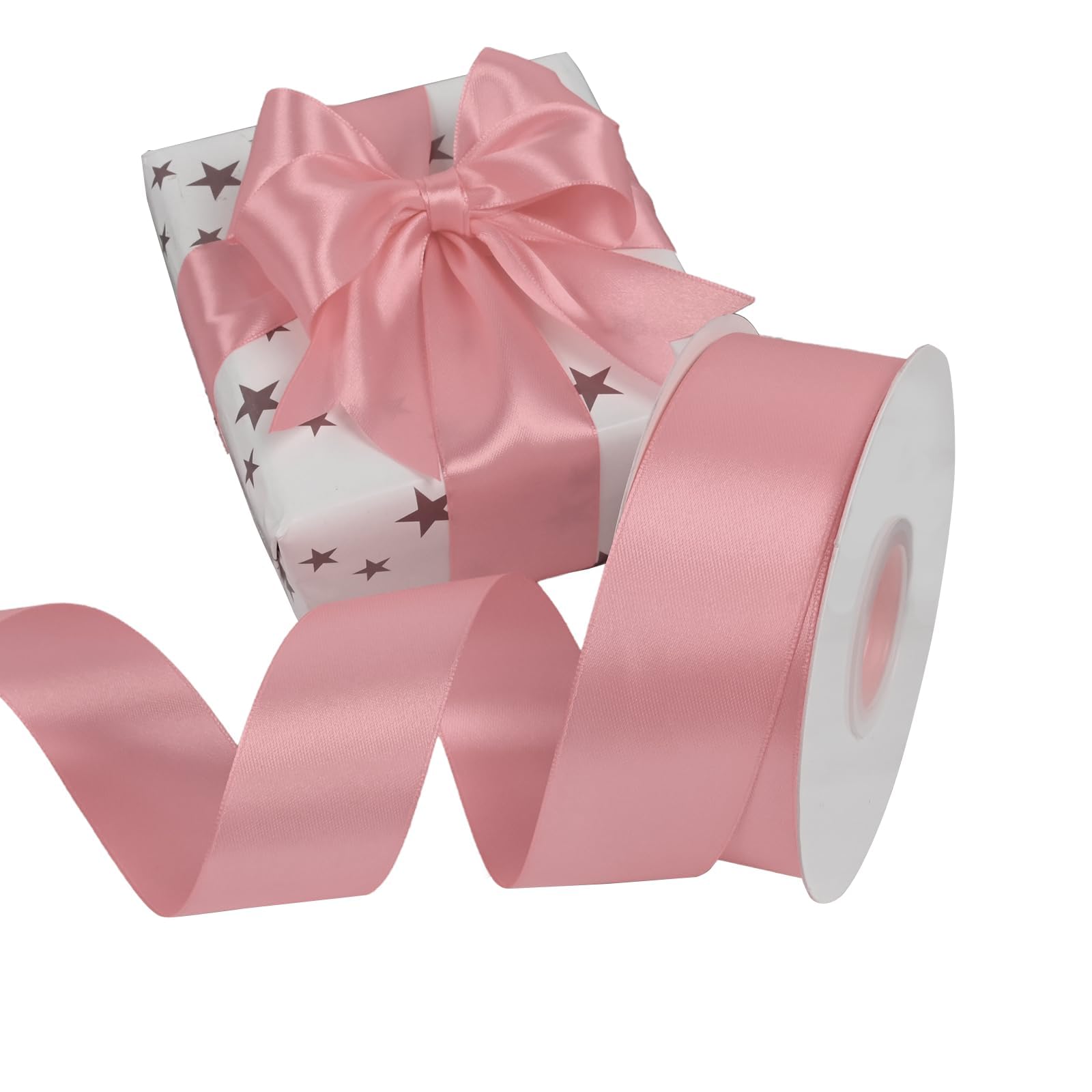 Snapklik.com : Double Face Dusty Pink Satin Ribbon 1-1/2 Inch X 50 ...