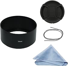 SIOTI Camera Long Focus Metal Lens Hood with Cleaning Cloth and Lens Cap Compatible with Leica Fuji Nikon Canon Samsung Standard Thread Lens SIOTI Camera Long Focus Metal Lens Hood with Cleaning Cloth and Lens Cap Compatible with Leica Fuji Nikon Canon Samsung Standard Thread Lens
