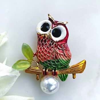 ともやす　作家ジュエリー　シルバーブローチ　フクロウブローチ　ピンブローチ ブローチ フクロウ 不苦労 縁起物ブローチ ラペルピン 結婚式 父
