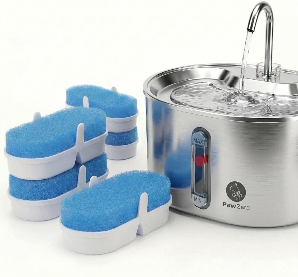 Filtros de Repuesto para Fuente de Agua para Gatos - Pack de 4