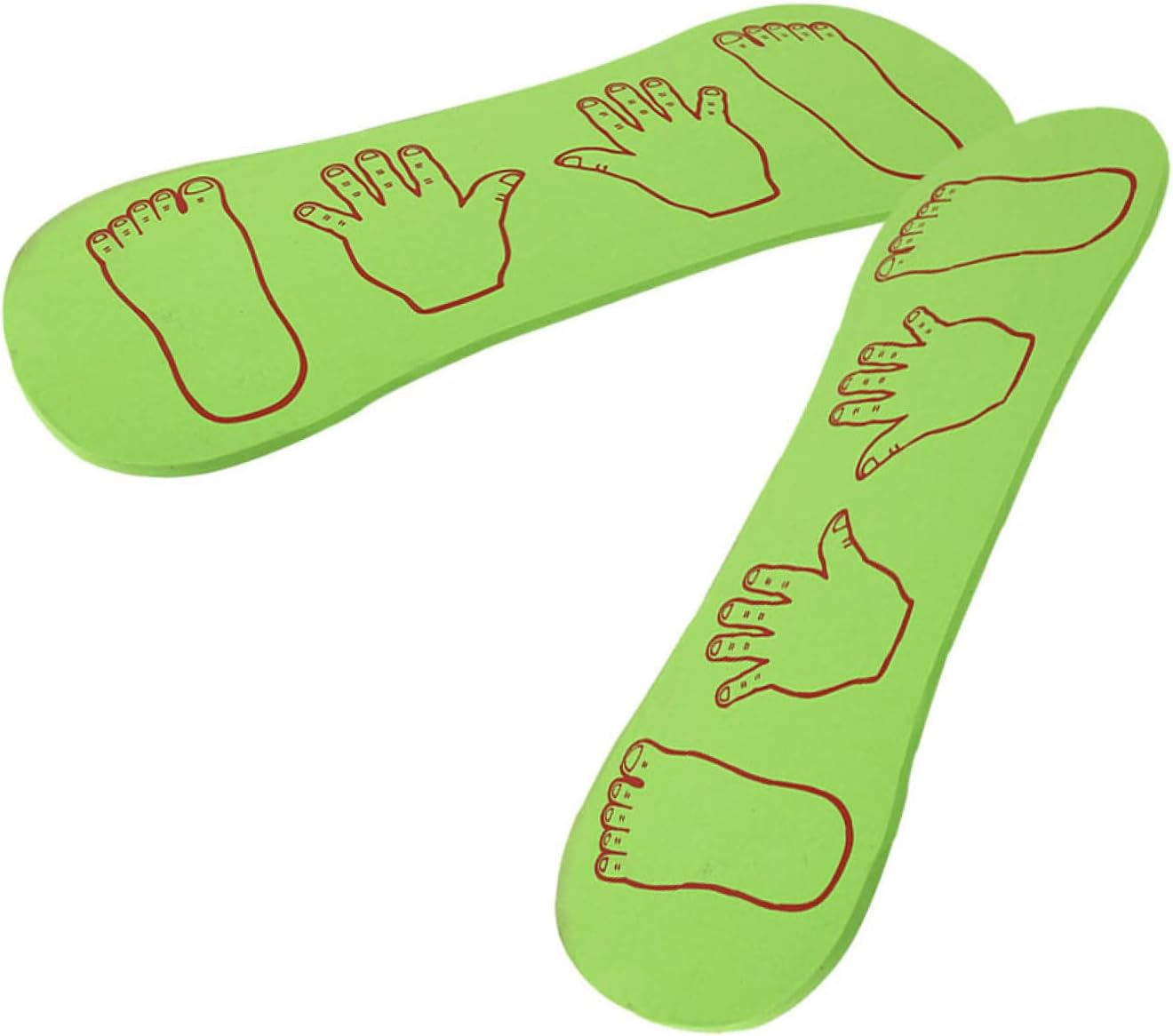 2Pcs EVA Hand-foot Coordination Boards for Non-slip Balance Training Sensory Exercise Accessory for Crawling Walking and Stability Development