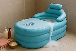 Banheira Ofurô Inflável Adulto Portátil Spa Térmica Dobrável