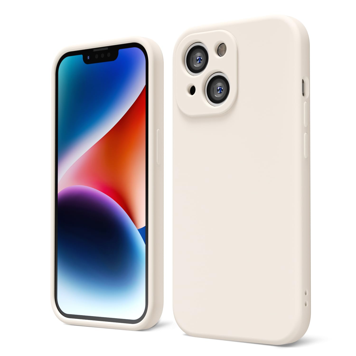 oakxco for iPhone 16 Pro Max Case Liquid Silicone, Soft Rubber Gel Elegant Aesthetic Basic Simple Cover, Cute Thin Slim TPU Matte Solid Color Plain Smooth Case for Women Girl, Light Pink — view 70