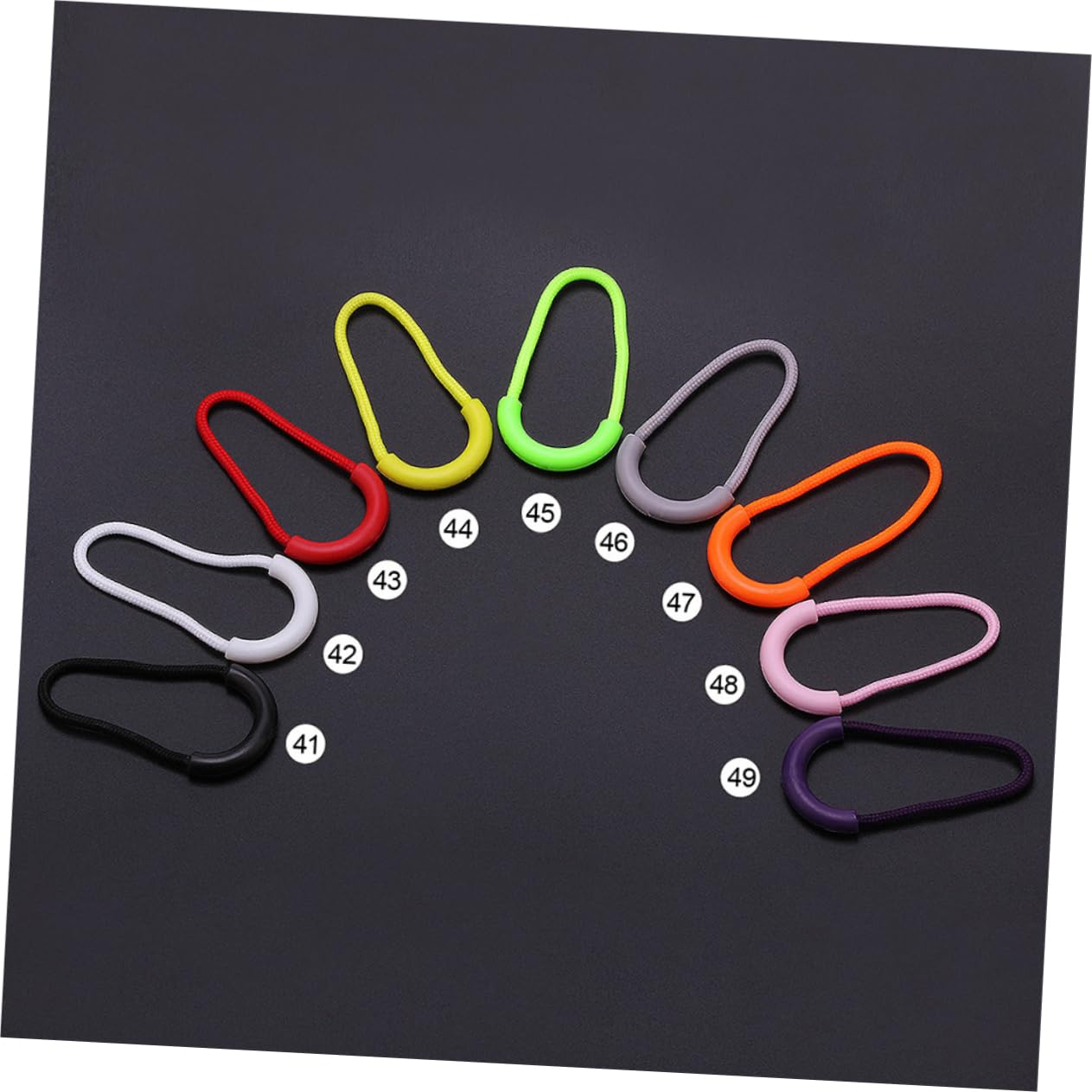 OSALADI 18PCS String Zipper Pull Cord Durable Replacement Sliders for Backpacks Jackets and Luggage for Unique DIY