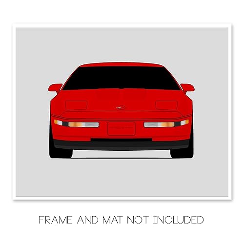 Miniatura 2 de Chevy Corvette ZR1 C4 (1990-1995) Inspired Poster Print Wall Art Decor Handmade (Unframed)