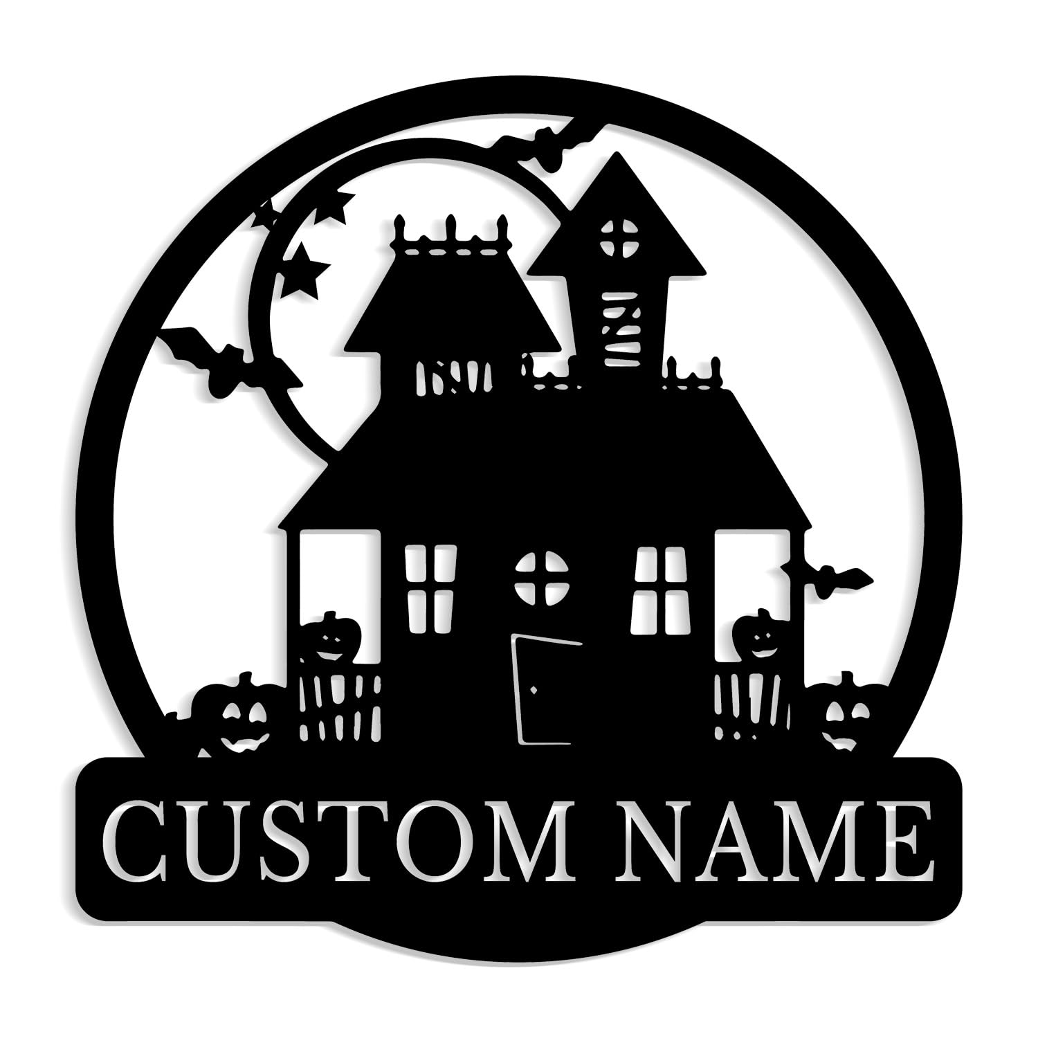 Made of bat metal signs, bat home decor, bat metal wall art, bat monogram, metal name sign, bat wall art decoration, halloween decoration, halloween, bats (Style-1)