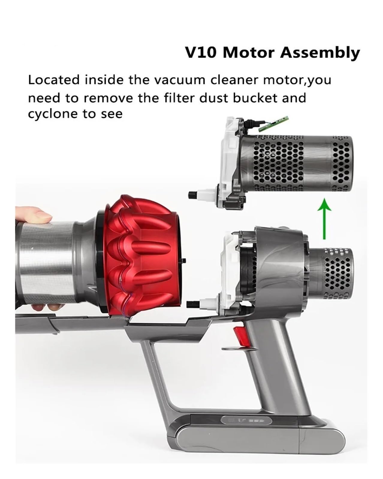 Scheda Principale Del Motore Dell'aspirapolvere Con Filtro, Compatibile Con Dyson, V10 SV12 Aspirapolvere Pezzi Di Ricambio Motori Elettrici