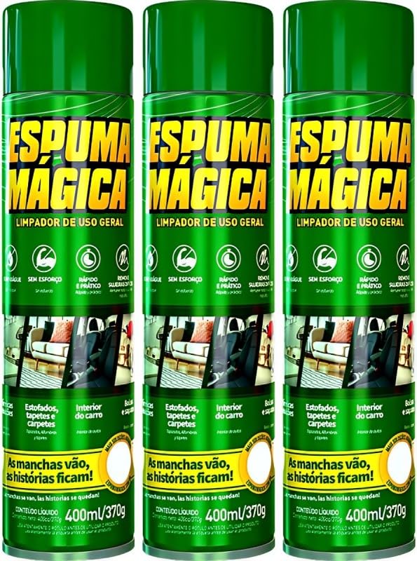 3- Produto Para Limpar Tênis Sapato Espuma Mágica Pro Auto