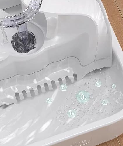 Miniatura 3 de Fuente de agua rica en oxígeno para gatos que beben saludablemente, dispensador de agua para mascotas, cuenco RealFountain Pro de 3 cansados para