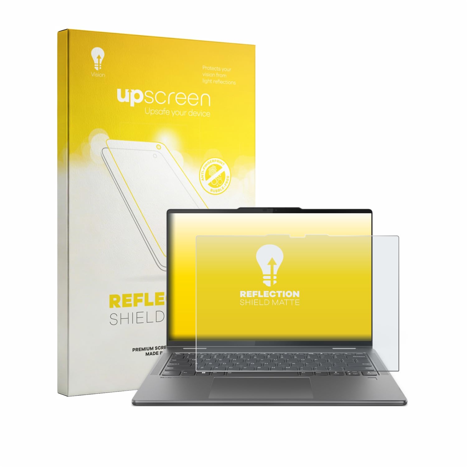 upscreen Pellicola Protettiva Opaca per Lenovo Yoga 7i 2-in-1 Gen 9 14" Protezione Proteggi Schermo – Antiriflesso, Anti-Impronte
