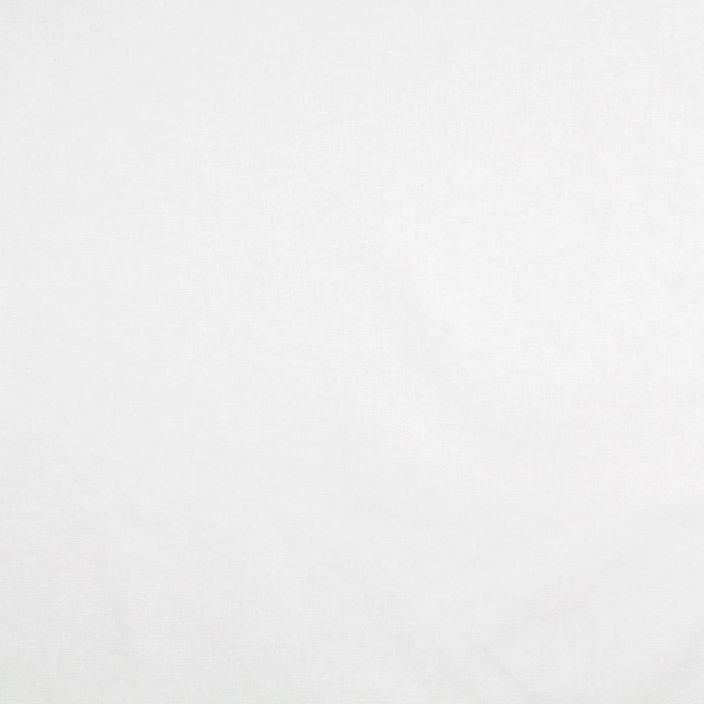 J440 White Solid Cotton Canvas Duck Preshrunk Upholstery Fabric by The Yard