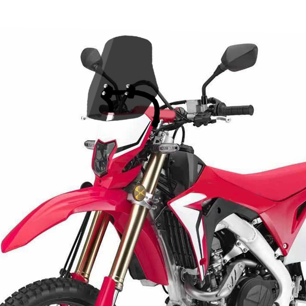 ZSTONG For CRF250L CRF250L Rally CRF450RL CRF450L CRF300L CRF 250 300 450L CRF250 2013-2024 2025 Motorcycle Adventure windscreen portable navigation stand (black)