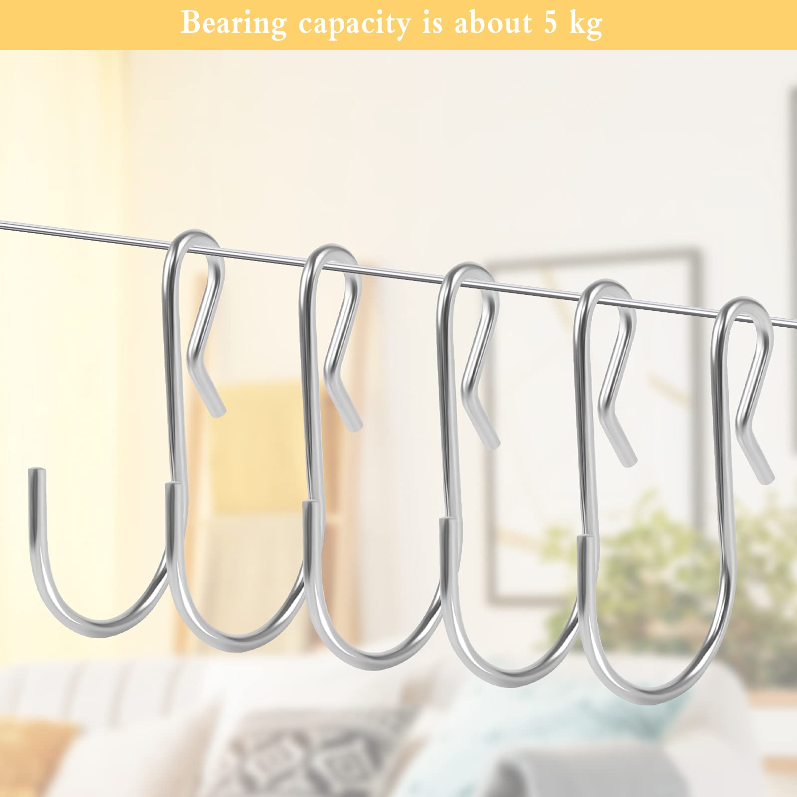 Bohaisheng 50 Pièces Crochets En S Crochets De Suspension En